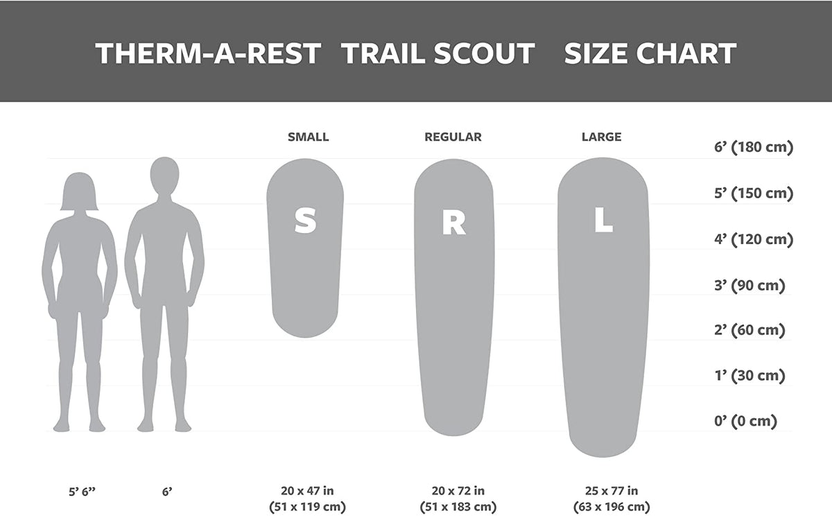 THERM-A-REST TRAIL SCOUT 自動膨張式スリーピングパッド Therm-a-Rest Trail Scout Self-Inflating Camping and