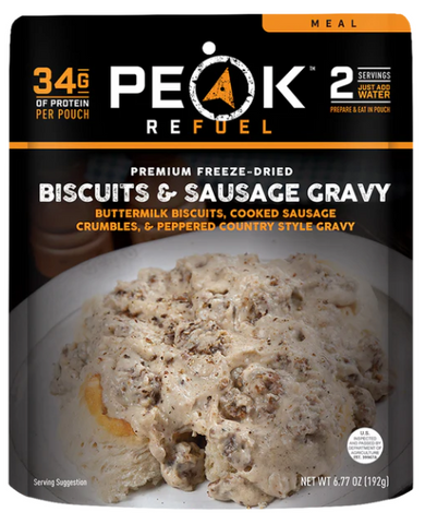 Peak Refuel - Biscuits & Sausage Gravy