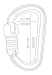 Petzl - BM'D Triact-lock U Carabiner