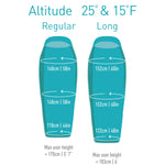 Sea to Summit - Altitude AtII, Women's Down Sleeping Bag