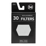Buff - Replacement Mask Filters (30 Pack), kids and adult sizes