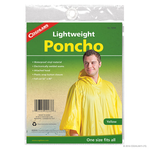 Coghlan's - Lightweight Poncho (Yellow)