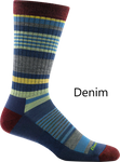 Darn Tough - Men's Unstandard Stripe Crew Lightweight Lifestyle Sock, 1696