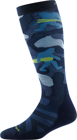 Darn Tough - Kids Camo Over-the-Calf Midweight Ski & Snowboard Sock