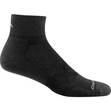 Darn Tough - Vertex 1/4 Ultra-Light Cushion - Unisex, Black