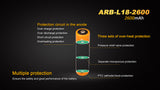 Fenix - ARB-L18 - 2600 mAh Rechargeable Battery