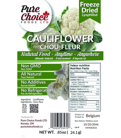Pure Choice - Freeze Dried Cauliflower