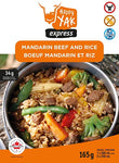 Happy Yak - Mandarin Beef and Rice