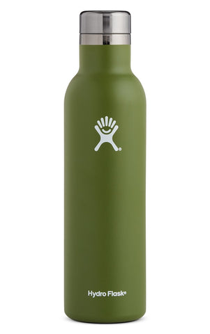 The Hydro Flask new 25 oz Wine Bottle makes it easy to bring your favorite vintages along on any adventure.