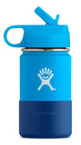 Hydro Flask - 12oz Wide Mouth Kids Bottle. Just the right size for little hands, This kids bottle is perfect for children to bring along on their outdoor adventures. 