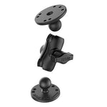 RAM Mounts - Universal Double Ball Short Arm Mount with Two Round Plates