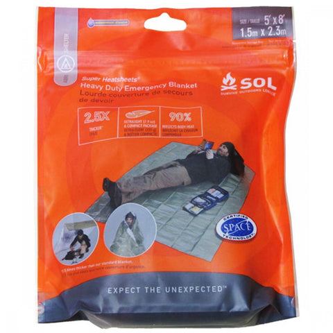 SOL - Heavy Duty Emergency Blanket (5 x 8)