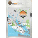 BRMB - Vancouver Island BC South Waterproof Map