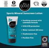 All Good - SPF 30 Sport Mineral Sunscreen Lotion, 89ml