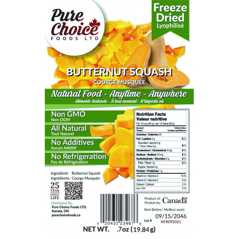 Pure Choice - Freeze Dried Butternut Squash
