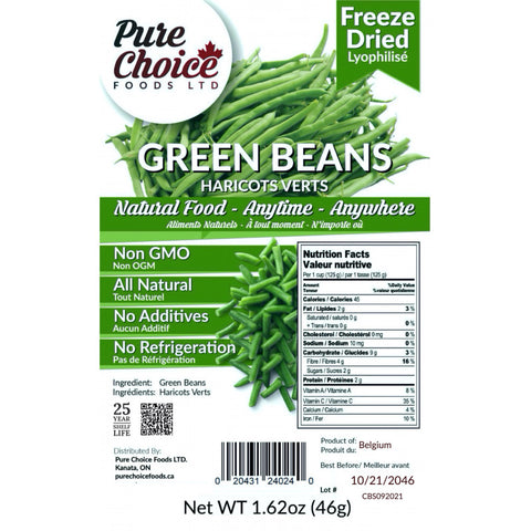 Pure Choice - Freeze Dried Green Beans