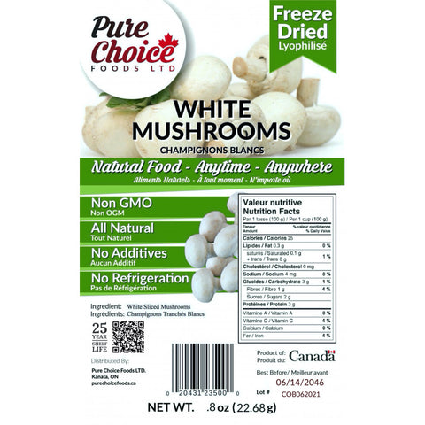 Pure Choice - Freeze Dried Mushrooms