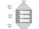 MSR - Elixir 3 Tent, V2